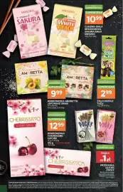 Stokrotka gazetka Strona 12: Żelki Zozole Yuzu €2,99, Cukierki biała brzoskwinia Mieszko €10,99