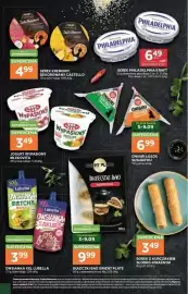 Stokrotka gazetka Strona 4: Borek z kurczakiem słodko-kwaśnym €3,49, Serek śmietankowy Philadelphia €6,49