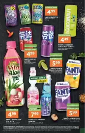 Stokrotka gazetka Strona 9: Napój Hata Kosen Ramune liczi €7,99, Napój gazowany Fanta Lychee €4,99