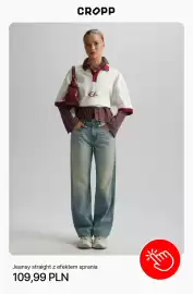 Cropp gazetka tydzień 36 Strona 2: Jeansy straight z efektem sprania Cropp €109,99