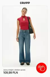 Cropp gazetka tydzień 36 Strona 4: Jeansy straight z efektem sprania Cropp €109,99