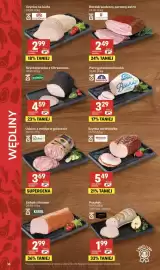 Delikatesy Centrum gazetka tydzień 37 Strona 16: Szynka na biało Kabanos €2,99, Szyinka krucha z Chrzanowa €4,59