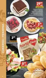 Delikatesy Centrum gazetka tydzień 37 Strona 28: Drożdżówka z malinami €3,79, Tortilla Tortilove €3,99