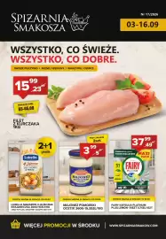 Spiżarnia Smakosza gazetka Strona 1: Majonez Pomorski Ocetix €3,99, Lubella Makaron 4-Jajeczna Krajaneczka €1,99