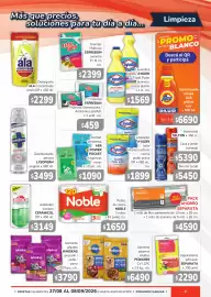 Catálogo Unico Supermercados semana 36 Página 7: Noble rollos de papel €1.650,00, Ceramicol autobrillo incoloro €3.149,00