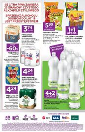 Stokrotka Express gazetka tydzień 36 Strona 6: Chrupki Cheetos €5,99, Piwo smakowe Warka Radler 0% €4,24