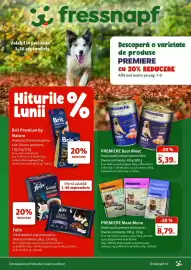 Catalog Fressnapf Pagină 1: Felix hrană umedă și supe pentru pisici €8,79, Premiere meat menu €8,79