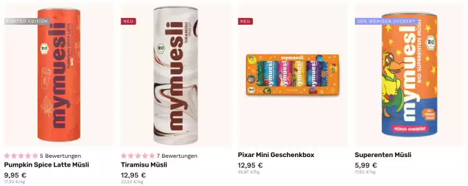 Mymuesli Flugblatt Seite 1