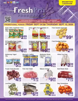 FreshPro Foodmart flyer (valid until 10-09)