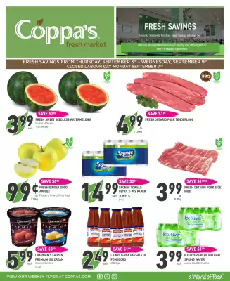 Coppa's Fresh Market flyer (valid until 9-09)