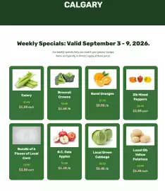 H&W Produce flyer week 36 Page 1