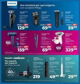 Volantino Sinergy Pagina 12: Rasoio corpo Serie 5000 Philips €59,90, Rasoio Testa Serie 5000 €69,90
