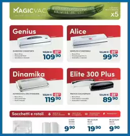 Volantino Sinergy Pagina 14: Alice €99,90, Genius V402PK2 €109,90