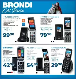 Volantino Sinergy Pagina 15: Amico Super TV €99,90, Amico prezioso senior cellulare dual sim €79,90