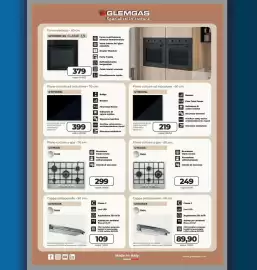 Volantino Sinergy Pagina 31: Cappa sottopensile GHC631IX €89,90, Piano cottura a gas Inox €299,00