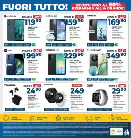 Volantino Sinergy Pagina 8: Smartwatch Trevi T-FIT 265A €29,90, Panasonic Auricolari wireless RZ-B110WDE-K €24,90