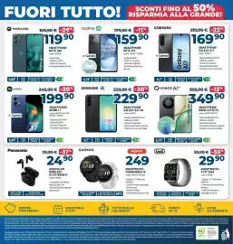 Volantino Sinergy Pagina 8: Smartwatch Trevi T-FIT 265A €29,90, Panasonic Auricolari wireless RZ-B110WDE-K €24,90