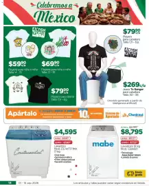 Folleto Chedraui Página 14: Continental Lavadora €4.595,00, Mabe lavadora 18 kg €8.795,00