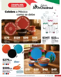Folleto Chedraui Página 7: Gibson Home Mini tazón €19,00, Oster comal redondo €279,00