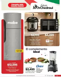 Folleto Chedraui Página 9: Mabe refrigerador 15 p3 €12.595,00, Home Line Colección Horno eléctrico €2.495,00