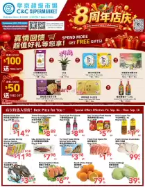 C&C Supermarket flyer week 36 Page 1
