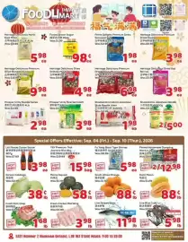 Foody Mart flyer week 36 Page 1: South Africa Orange €0,88, Mama Squash €0,58