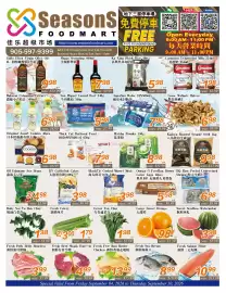Seasons Foodmart flyer week 36 Page 1