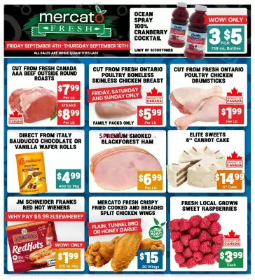 Mercato Fresh flyer (valid until 10-09)