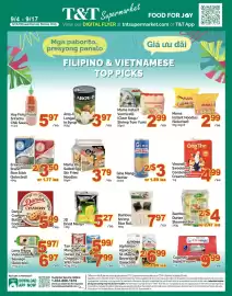T&T Supermarket flyer week 36 Page 9: Gina Mango Nectar €1,59, Bamboo Shrimp Rice Roll €7,97