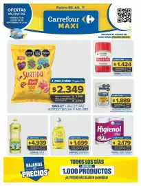 Folleto Carrefour Maxi Página 1: Amanda - yerba mate tradicional €1.755,00, Magistral - detergente ultra limon €2.660,00