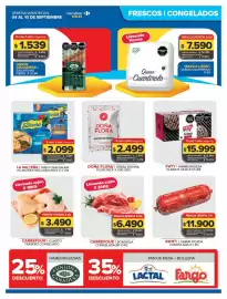 Folleto Carrefour Maxi Página 9: Dona flora - grasa bovina €3.895,00, Marca lider - queso cuartirolo €10.799,00