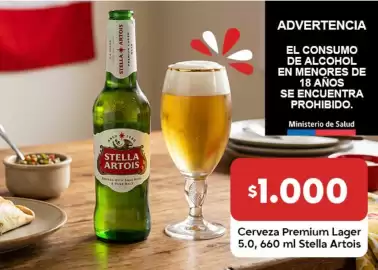 Catálogo Super Bodega a Cuenta Página 1: Stella artois - cerveza premium lager 5,0 €1.000,00