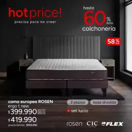 Catálogo Ripley Página 10: Rosen - cama europea €419.990,00