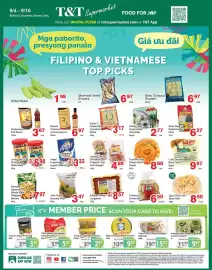 T&T Supermarket flyer week 36 Page 5: Lola Carmen Balut Duck Eggs €9,97, Bulacan sweet longanisa €8,57