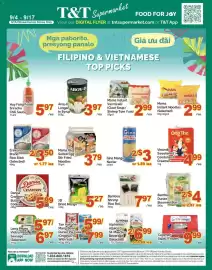 T&T Supermarket flyer Page 1: Gina mango nectar €1,59, Danisa cranberry butter cookies €5,99