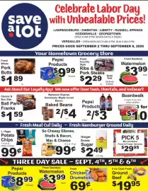 Save a Lot weekly ad week 36 Page 1
