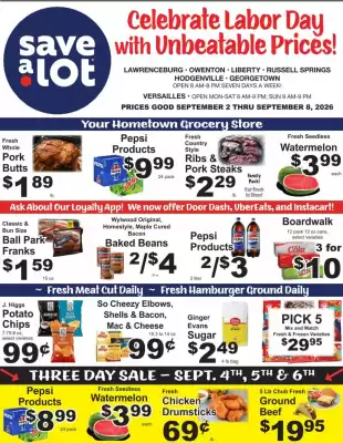 Save a Lot (valid until 8-09)
