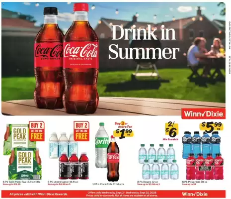 Winn Dixie (valid until 15-09)