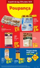 Folheto Lidl semana 37 Página 13: Campo Largo Grão de Bico Cozido €0,65, Alesto Amêndoas €1,99