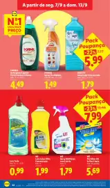 Folheto Lidl semana 37 Página 24: W5 Lava Loiça Ultra Concentrado €1,99