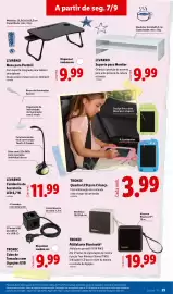 Folheto Lidl semana 37 Página 27: Livarano mesa para portátil €9,99, Tronic altifalante bluetooth €19,99