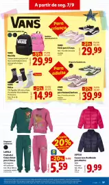 Folheto Lidl semana 37 Página 29: Vans ténis para homem/senhora €39,99, Vans meias €14,99