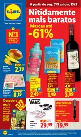 Folheto Lidl semana 37 Página 3: Bife de Peru €8,19, Vans tênis para criança €29,99