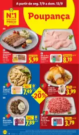 Folheto Lidl semana 37 Página 8: Meio Coelho Desmanchado €7,89, Preparado de Carne Picada Misto €3,79