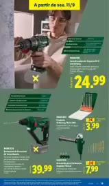 Folheto Lidl semana 37 Página 15: Parkside acessórios para perfuração angular/ brocas €7,99