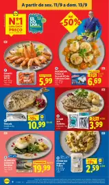 Folheto Lidl semana 37 Página 6: Ocean Sea Sardinha €3,99, Dourada €10,99