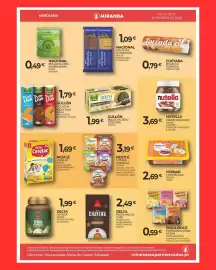 Folheto Miranda Supermercados Página 2: Nutella creme p/barrar €3,69, Nestlé fitness granola €3,19
