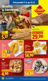 Lidl leták Strana 16: Lámankový chléb €29,90, Věnec s čerstvým sýrem €12,90