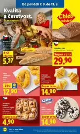 Lidl leták Strana 16: Lámankový chléb €29,90, Věnec s čerstvým sýrem €12,90