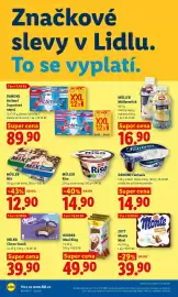 Lidl leták Strana 22: Müller Riso €14,90, MÜLLER Müllermilch €16,90
